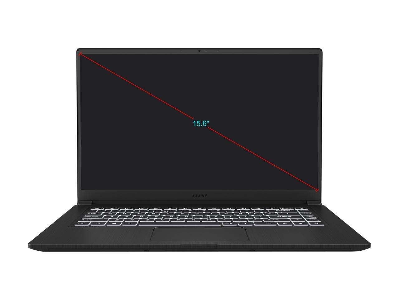 MSI Laptop Modern 15 A10M-265 Intel Core i7 10th Gen 10510U (1.80 GHz) 16 GB Memory 512 GB NVMe SSD Intel UHD Graphics 15.6" Windows 10 Pro 64-bit