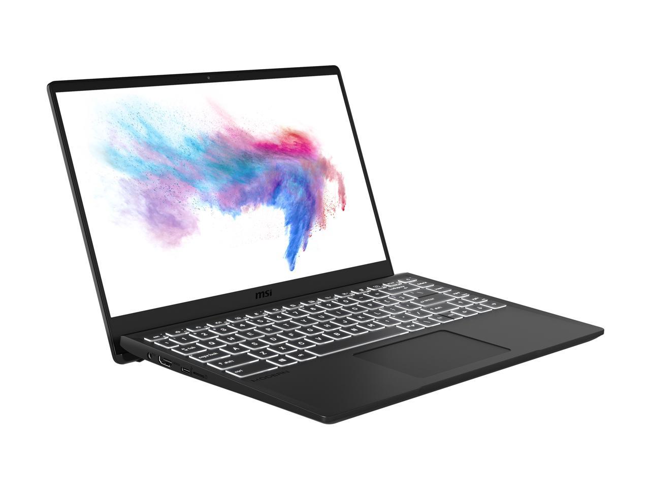 MSI Laptop Modern 14 B10MW-017 Intel Core i5 10th Gen 10210U (1.60 GHz) 8 GB Memory 256 GB NVMe SSD Intel UHD Graphics 14.0" Windows 10 Pro 64-bit