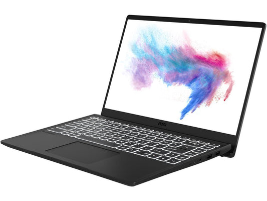 MSI Laptop Modern 14 B10MW-010 Intel Core i3 10th Gen 10110U (2.10 GHz) 8 GB Memory 256 GB NVMe SSD Intel UHD Graphics 14.0" Windows 10 Pro 64-bit