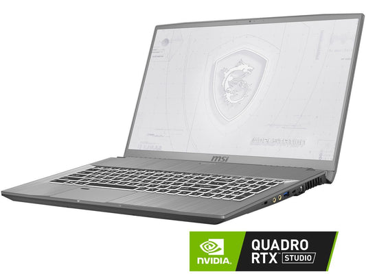 MSI WF75 10TK-250 FHD Mobile Workstation Intel Core i7-10750H Quadro RTX 3000 32 GB RAM 1 TB NVMe SSD WIN10 Pro TPM2.0 Fingerprint