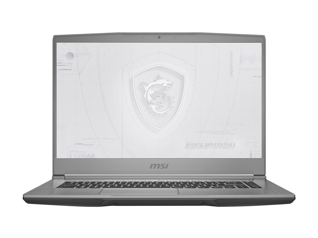 MSI WF65 10TI-444 FHD Mobile Workstation Intel Core i7-10750H Quadro T1000 16 GB RAM 512 GB NVMe SSD WIN10 Pro