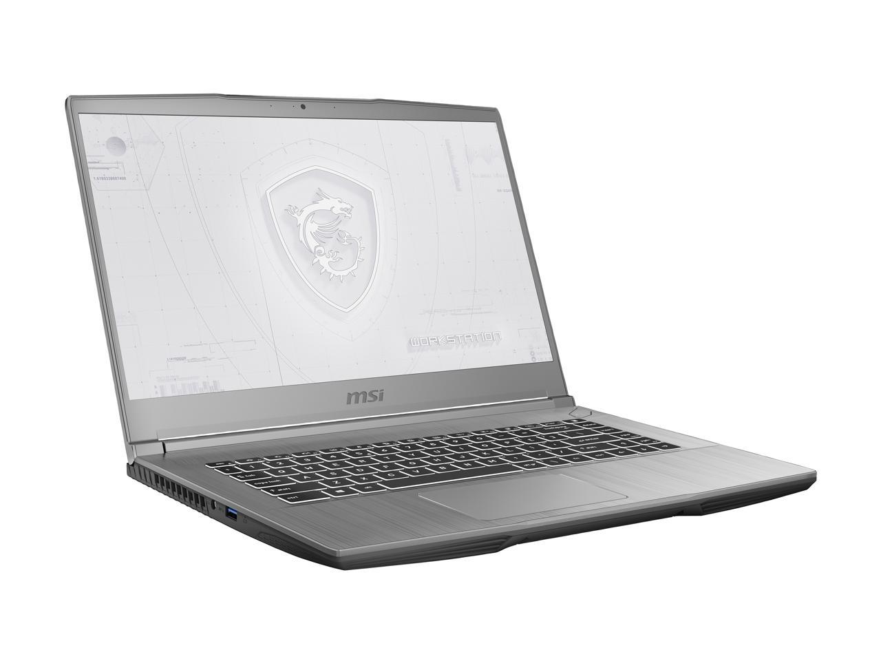 MSI WF65 10TI-444 FHD Mobile Workstation Intel Core i7-10750H Quadro T1000 16 GB RAM 512 GB NVMe SSD WIN10 Pro