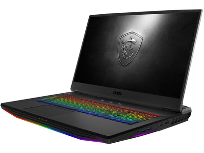 MSI GT Series GT76 Titan DT 10SGS-055 17.3" 4K/UHD Intel Core i9 10th Gen 10900K (2.40 GHz) NVIDIA GeForce RTX 2080 SUPER 64 GB Memory 2 TB SSD Windows 10 Pro 64-bit Gaming Laptop
