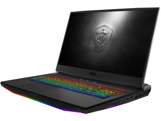 MSI GT Series GT76 Titan DT 10SGS-055 17.3" 4K/UHD Intel Core i9 10th Gen 10900K (2.40 GHz) NVIDIA GeForce RTX 2080 SUPER 64 GB Memory 2 TB SSD Windows 10 Pro 64-bit Gaming Laptop