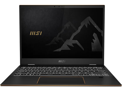 MSI Summit E13FlipEvo Intel Core i5 11th Gen 1155G7 (2.50GHz) 16GB Memory 512 GB NVMe SSD Intel Iris Xe Graphics 13.4" Touchscreen 1920 x 1200 Convertible 2-in-1 Laptop Windows 10 Home 64-bit A11MT-234