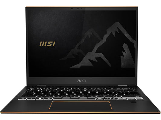 MSI Summit E13FlipEvo Intel Core i5 11th Gen 1155G7 (2.50GHz) 16GB Memory 512 GB NVMe SSD Intel Iris Xe Graphics 13.4" Touchscreen 1920 x 1200 Convertible 2-in-1 Laptop Windows 10 Home 64-bit A11MT-234
