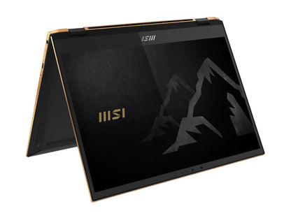MSI Summit E13FlipEvo Intel Core i5 11th Gen 1155G7 (2.50GHz) 16GB Memory 512 GB NVMe SSD Intel Iris Xe Graphics 13.4" Touchscreen 1920 x 1200 Convertible 2-in-1 Laptop Windows 10 Home 64-bit A11MT-234