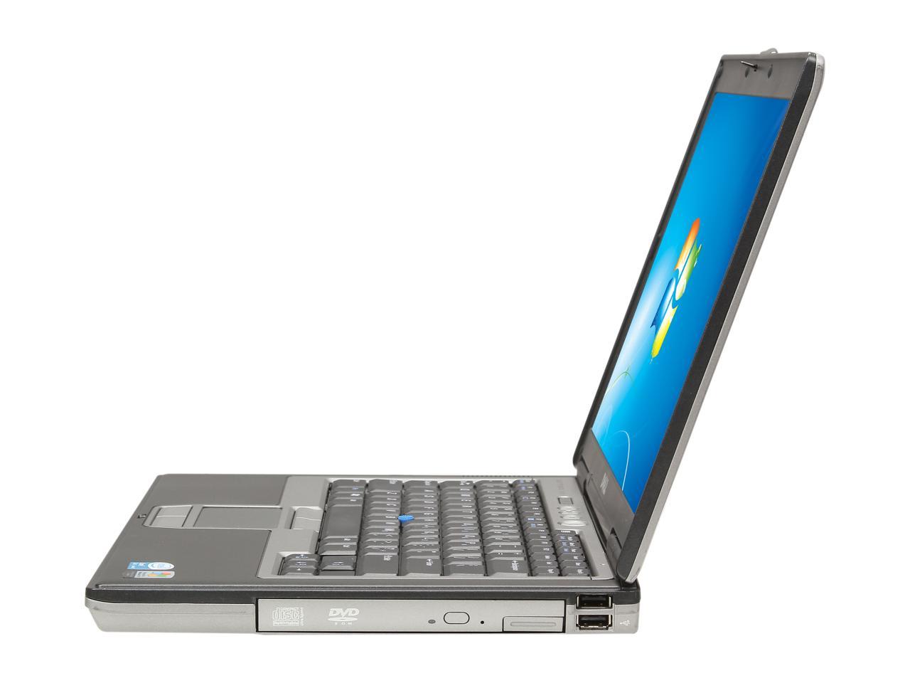DELL Laptop Latitude D620 Intel Core Duo 1.60 GHz 2 GB Memory 60 GB HDD 0 GB SSD 14.1" Windows 7 Home Premium