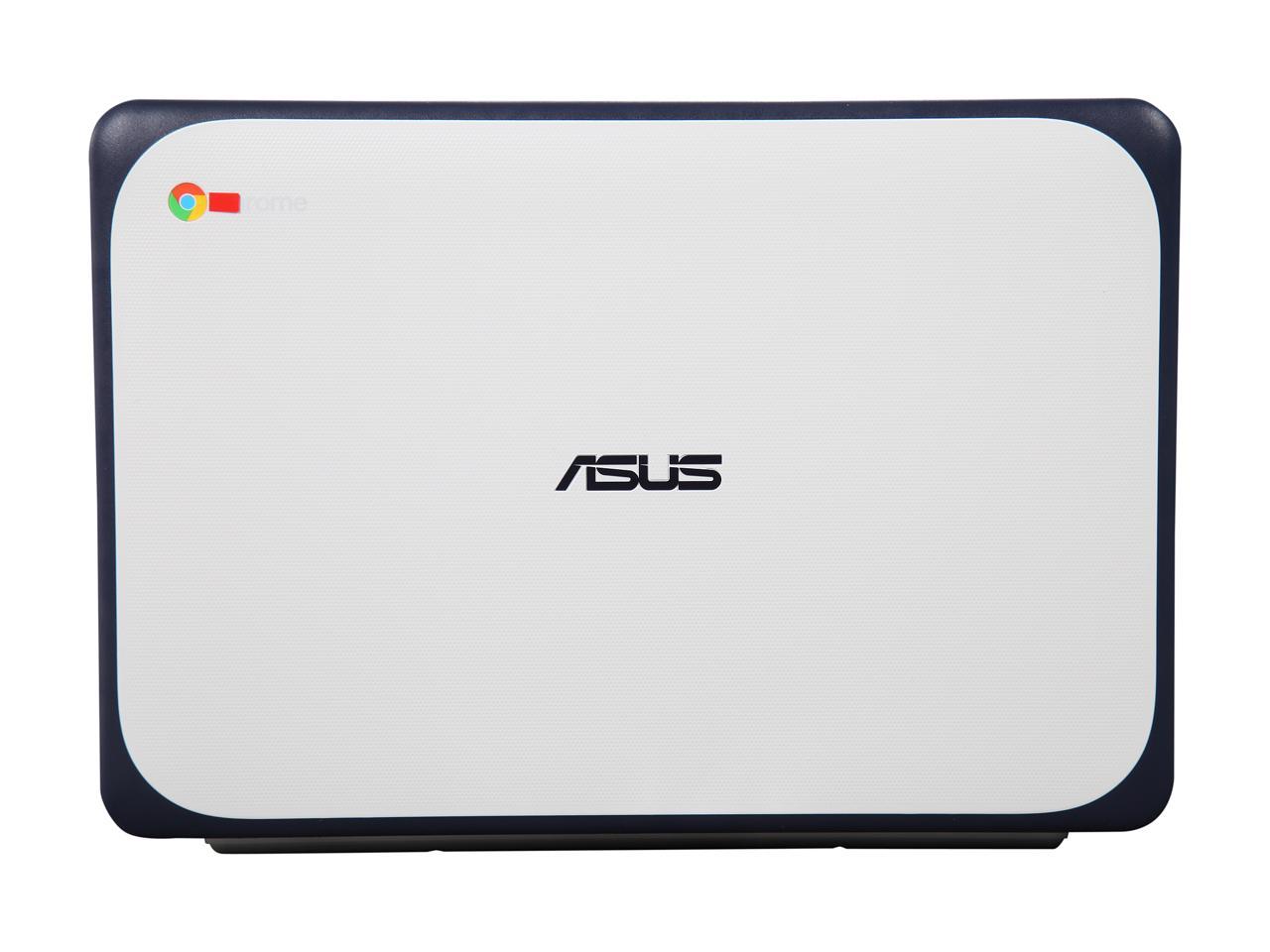 ASUS Chromebook C202SA-YS02 11.6" Ruggedized and Water Resistant Design with 180 Degree (Intel Celeron 4 GB, 16 GB eMMC, Dark Blue)