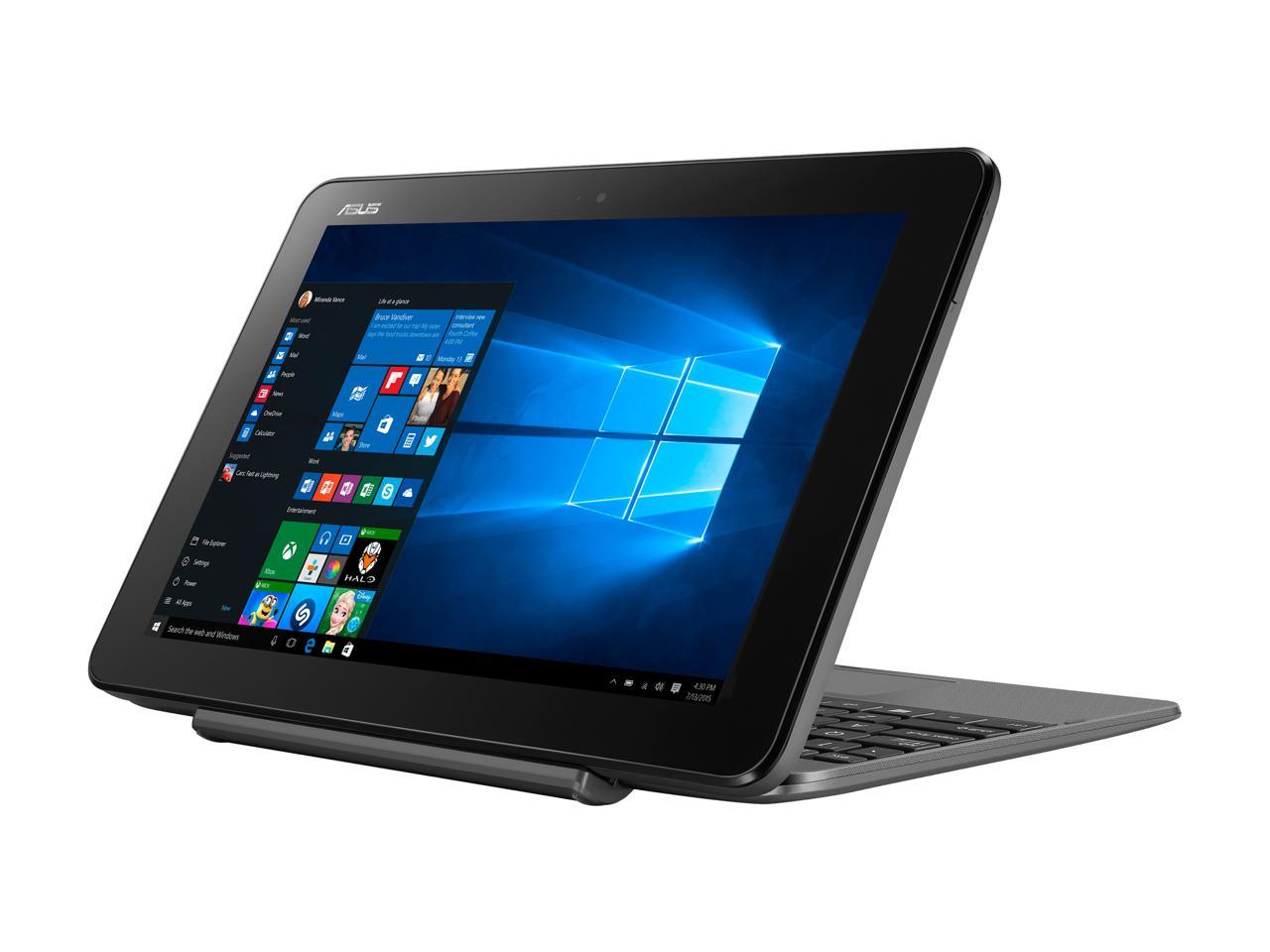 ASUS Transformer Book T101HA-C4-GR Intel Atom x5-Z8350 (1.44 GHz) 4 GB Memory 64 GB eMMC 10.1" Touchscreen 1280 x 800 Detachable 2-in-1 Laptop Windows 10 Home 64-Bit