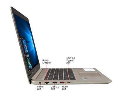 ASUS VivoBook Pro N580VD-DS76T 15.6" 4K/UHD 60 Hz Intel Core i7 7th Gen 7700HQ (2.80 GHz) NVIDIA GeForce GTX 1050 16 GB Memory 256 GB SSD 1 TB HDD Windows 10 Home 64-bit Gaming Laptop