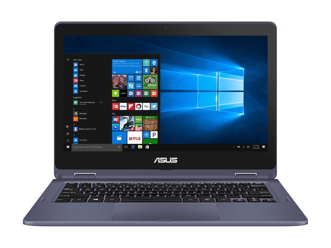 ASUS Vivobook Flip J202NA-DS01T Intel Celeron N3350 (1.1 GHz) 4 GB Memory 64 GB eMMC SSD Intel HD Graphics 500 11.6" Touchscreen 1366 x 768 2-in-1 Laptop Windows 10 S