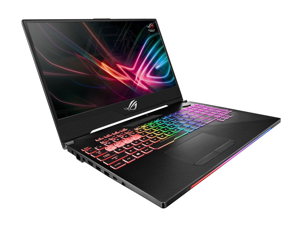 ASUS GL504GM-DS74 ROG Strix Hero II Gaming Laptop, 15.6" 144 Hz IPS-Type Slim Bezel Display, GeForce GTX 1060 6 GB, Intel Core i7-8750H (up to 3.9 GHz), 256 GB PCIe SSD + 1 TB HDD, 16 GB Memory