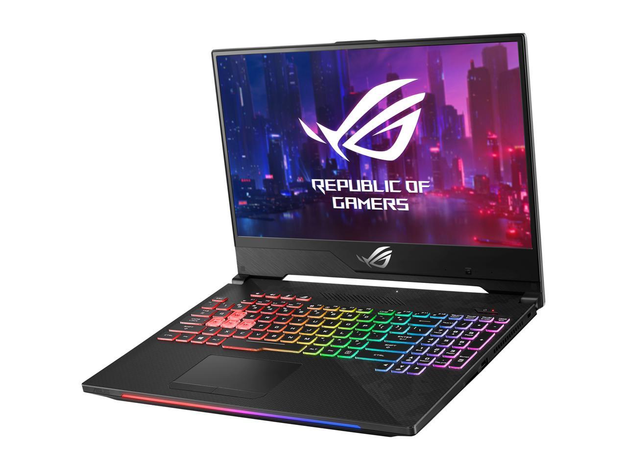 ASUS - Gaming Laptop - 15.6" 144 Hz IPS-type - Intel Core i7-8750H - NVIDIA GeForce RTX 2070 - 16 GB RAM - 512 GB SSD - RGB Keyboard - Windows 10 - ROG Strix Scar II (GL504GW-DS74)