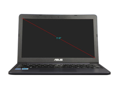 ASUS Laptop L203MA-DS04 Intel Celeron N4000 (1.10 GHz) 4 GB Memory 64 GB eMMC SSD Intel HD Graphics 11.6" Windows 10 S 64-bit