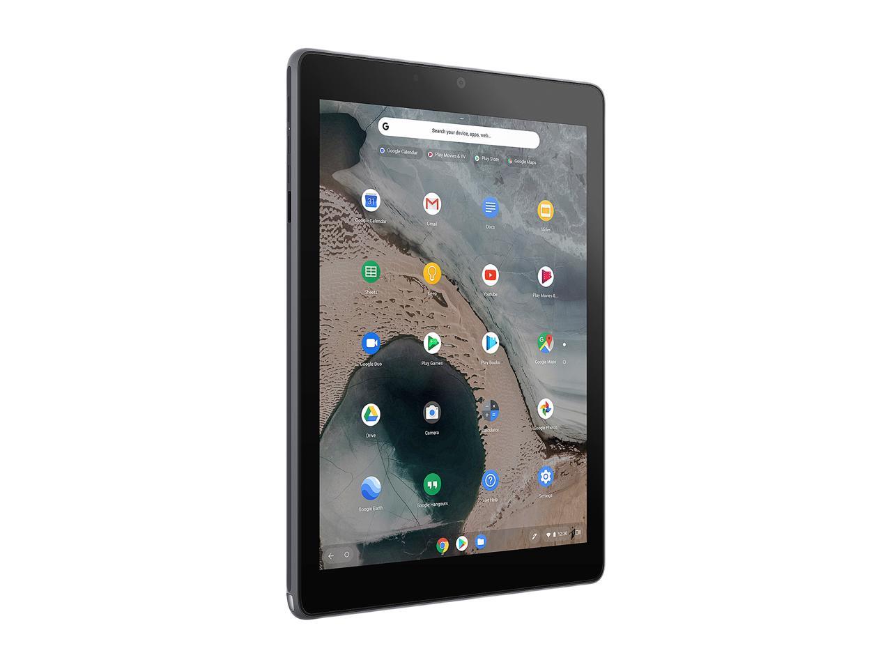 ASUS Chromebook Tablet CT100, 9.7" QXGA (1536 x 2048) Touchscreen, OP1 6-Core Processor, 4 GB RAM, 32 GB eMMC Storage, Rugged Military-Spec 810G, Dark Grey, K-12, Chrome OS, Includes Stylus, CT100PA-YS02T