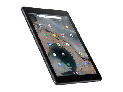 ASUS Chromebook Tablet CT100, 9.7" QXGA (1536 x 2048) Touchscreen, OP1 6-Core Processor, 4 GB RAM, 32 GB eMMC Storage, Rugged Military-Spec 810G, Dark Grey, K-12, Chrome OS, Includes Stylus, CT100PA-YS02T
