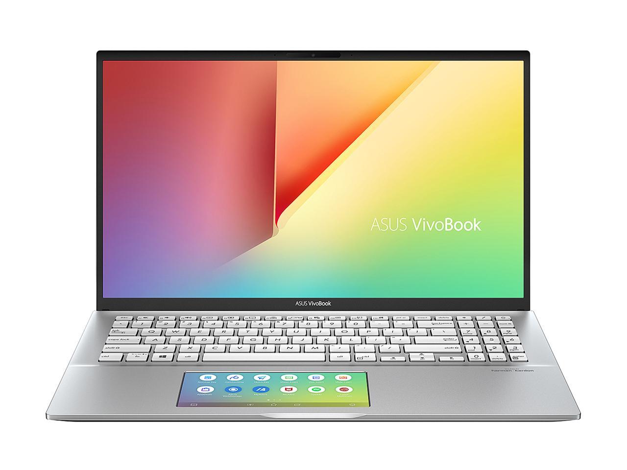 ASUS VivoBook S15 S532 Thin & Light Laptop, 15.6" FHD, Intel Core i5-8265U CPU, 8 GB DDR4 RAM, PCIe NVMe 512 GB SSD, Windows 10 Home, S532FA-DB55, Transparent Silver