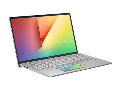 ASUS VivoBook S15 S532 Thin & Light Laptop, 15.6" FHD, Intel Core i5-8265U CPU, 8 GB DDR4 RAM, PCIe NVMe 512 GB SSD, Windows 10 Home, S532FA-DB55, Transparent Silver