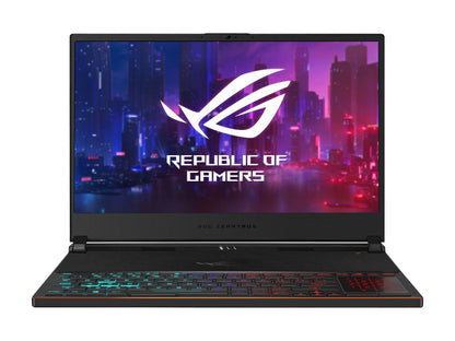 ASUS ROG Zephrus S GX531GX-XB76 15.6" 240 Hz Intel Core i7 9th Gen 9750H (2.60 GHz) NVIDIA GeForce RTX 2080 16 GB Memory 1 TB SSD Windows 10 Pro 64-bit Gaming Laptop