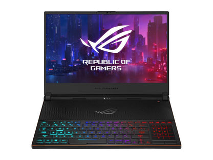 ASUS ROG Zephrus S GX531GX-XB76 15.6" 240 Hz Intel Core i7 9th Gen 9750H (2.60 GHz) NVIDIA GeForce RTX 2080 16 GB Memory 1 TB SSD Windows 10 Pro 64-bit Gaming Laptop