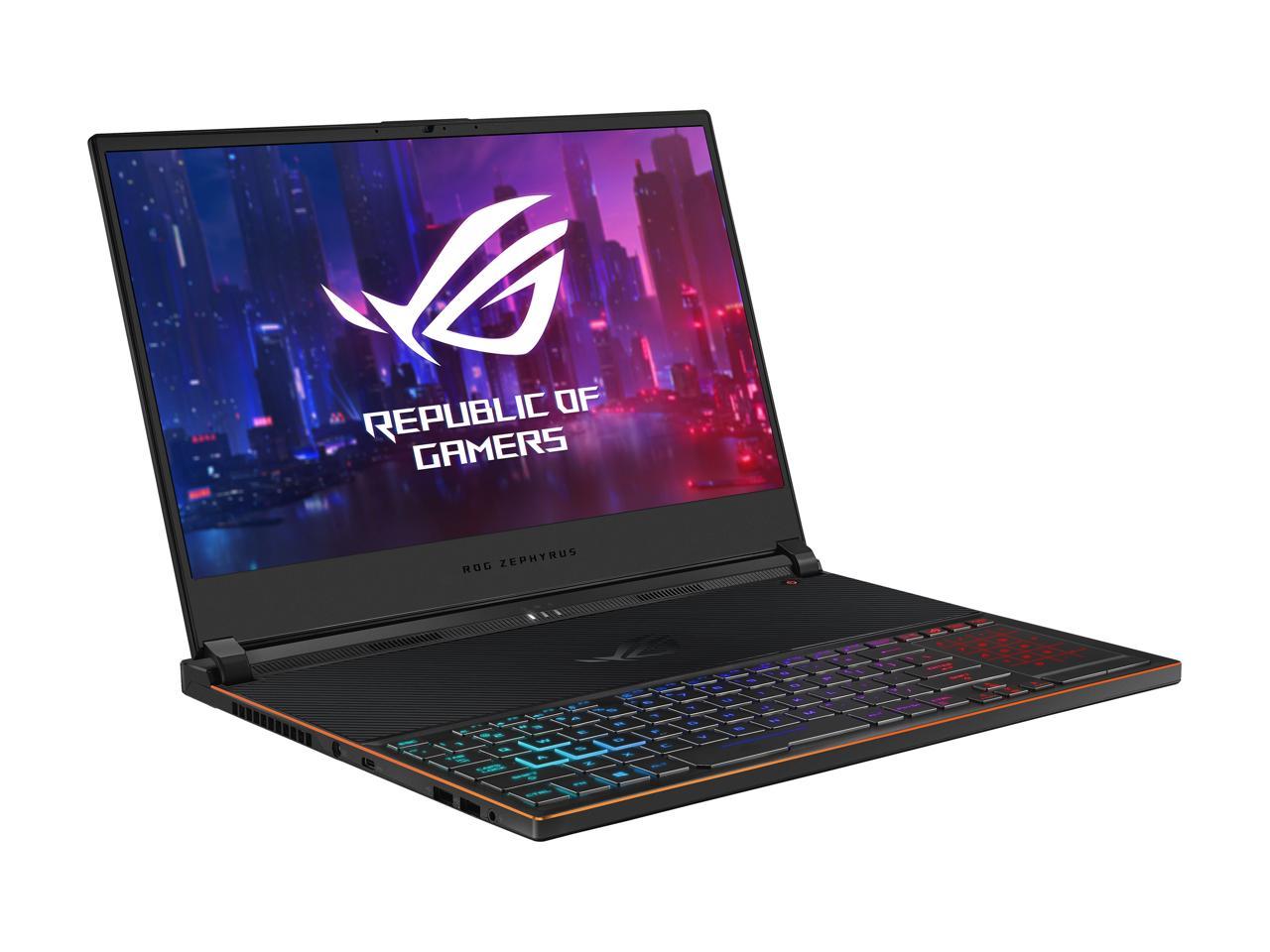 ASUS ROG Zephrus S GX531GX-XB76 15.6" 240 Hz Intel Core i7 9th Gen 9750H (2.60 GHz) NVIDIA GeForce RTX 2080 16 GB Memory 1 TB SSD Windows 10 Pro 64-bit Gaming Laptop