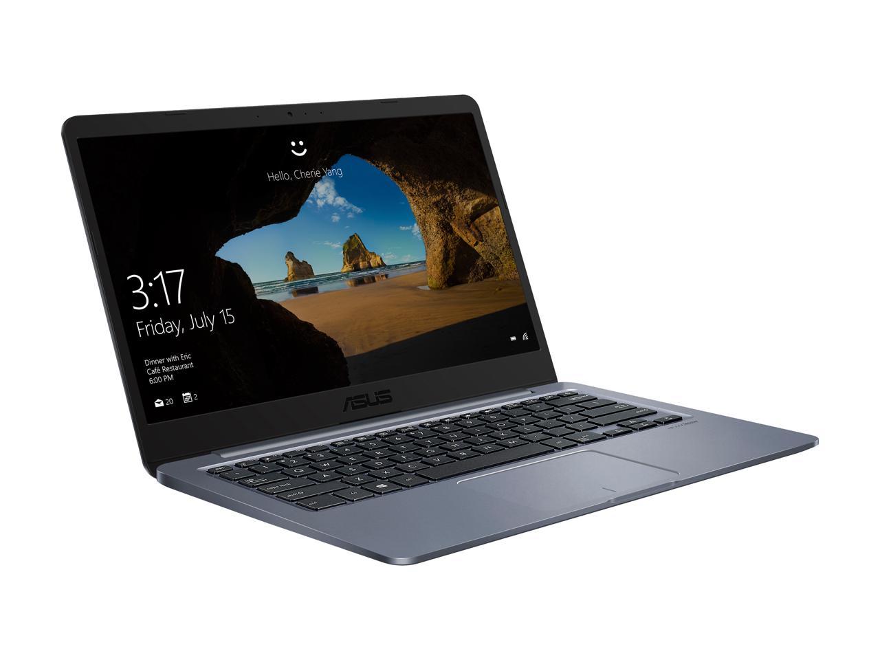 ASUS Laptop E406MA-DH21 Intel Pentium Silver N5000 (1.10 GHz) 4 GB Memory 128 GB eMMC SSD Intel UHD Graphics 605 14.0" Windows 10 S