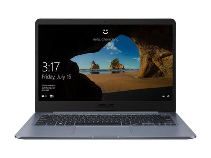 ASUS Laptop E406MA-DH21 Intel Pentium Silver N5000 (1.10 GHz) 4 GB Memory 128 GB eMMC SSD Intel UHD Graphics 605 14.0" Windows 10 S