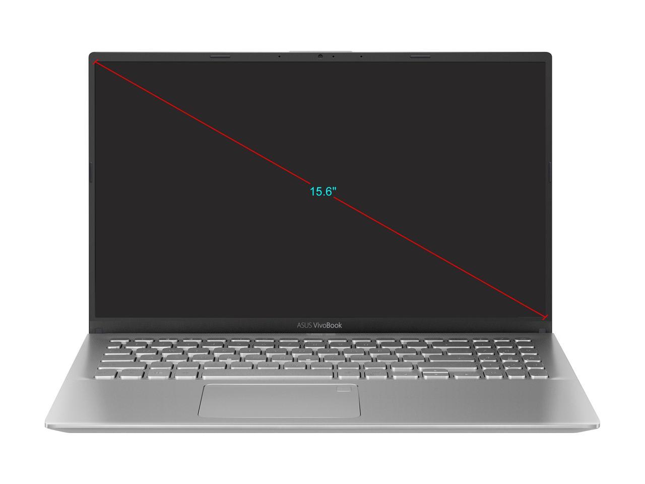 ASUS VivoBook S15 S512 Thin and Light Laptop, 15.6" FHD, Intel Core i5-10210U CPU, 8 GB RAM, 512 GB PCIe NVMe SSD, NVIDIA GeForce MX250, FingerPrint, Windows 10 Home, S512FL-PH55, Silver-Metal