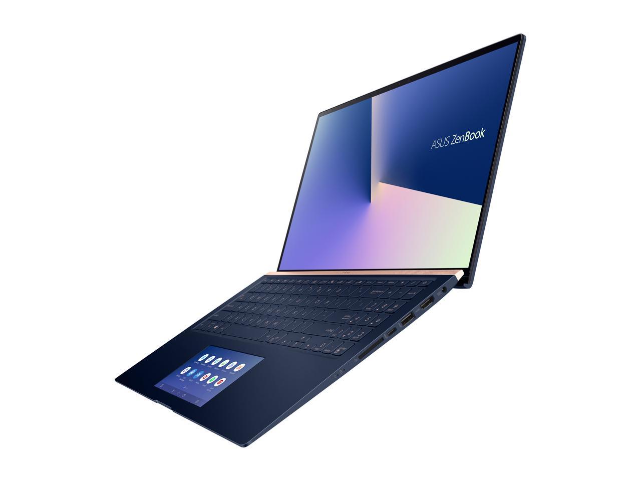 ASUS ZenBook 15 Ultra-Slim Laptop 15.6" 4K UHD NanoEdge Bezel, Intel Core i7-10510U, 16 GB RAM, 1 TB PCIe SSD, GeForce GTX 1650, Innovative ScreenPad 2.0, Windows 10 Pro, UX534FTC-NH76, Royal Blue