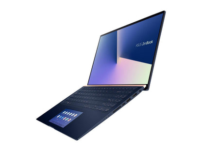 ASUS ZenBook 15 Ultra-Slim Laptop 15.6" 4K UHD NanoEdge Bezel, Intel Core i7-10510U, 16 GB RAM, 1 TB PCIe SSD, GeForce GTX 1650, Innovative ScreenPad 2.0, Windows 10 Pro, UX534FTC-NH76, Royal Blue
