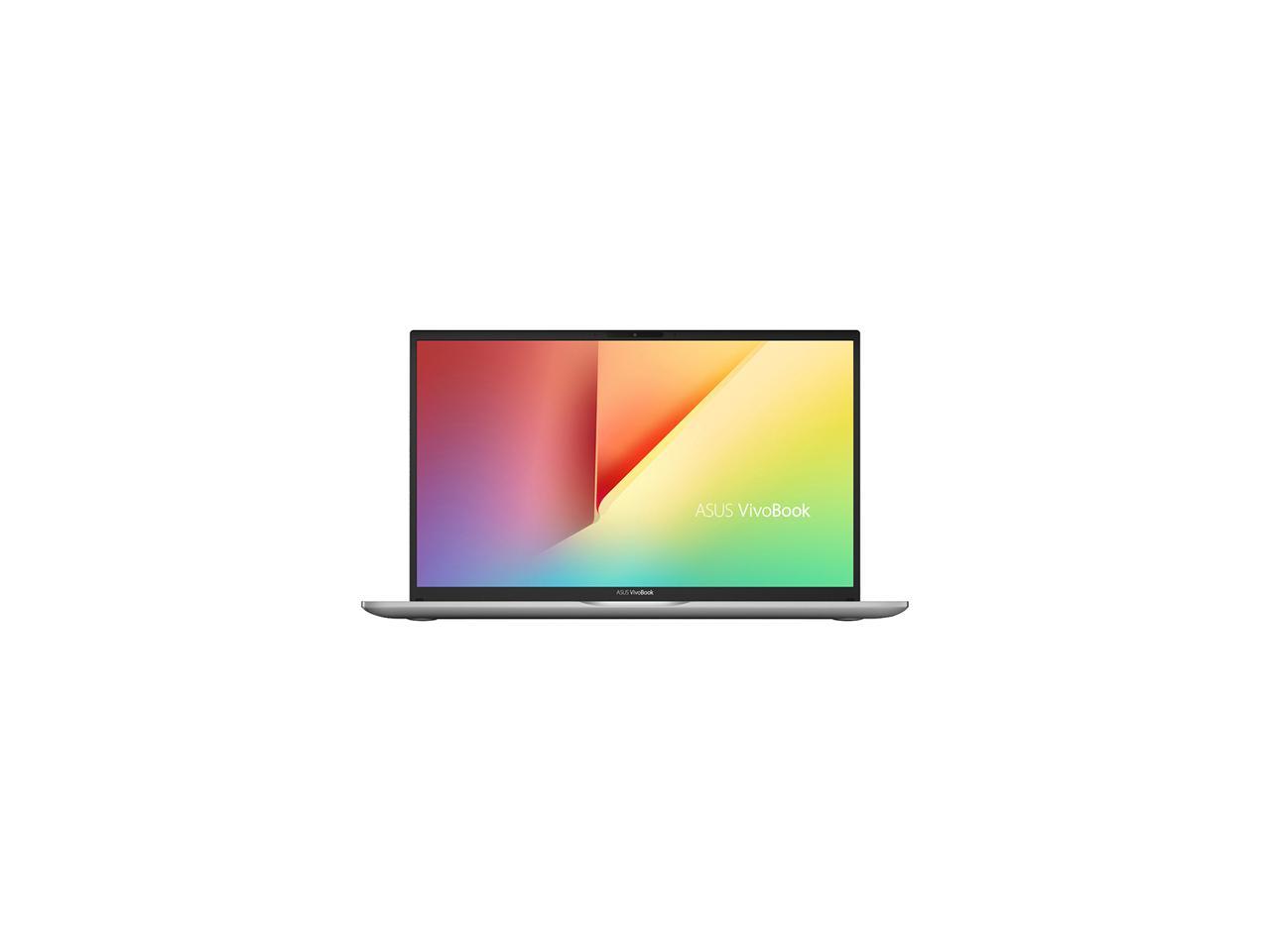 ASUS VivoBook S15 S532 Thin & Light Laptop, 15.6" FHD, Intel Core i5-10210U CPU, 8 GB DDR4 RAM, 512 GB PCIe SSD, Windows 10 Home, IR camera, S532FA-DH55, Transparent Silver - Metal