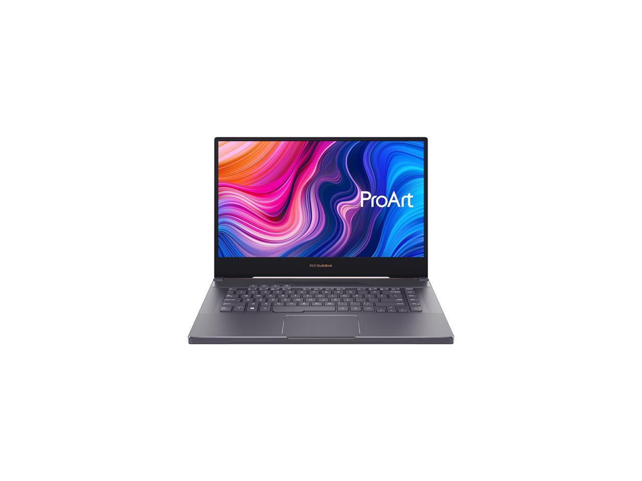 ASUS ProArt StudioBook Pro 15 Mobile Workstation Laptop, 15.6" UHD NanoEdge Bezel, Intel Core i7-9750H, 48 GB DDR4, 2 TB PCIe SSD, NVIDIA Quadro RTX 5000, Windows 10 Pro, W500G5T-XS77, Star Grey