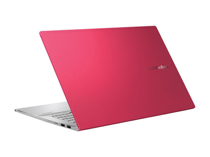 ASUS VivoBook S15 S533 Thin and Light Laptop, 15.6" FHD, Intel Core i5-10210U CPU, 8 GB DDR4 RAM, 512 GB PCIe SSD, Windows 10 Home, S533FA-DS51-RD, Resolute Red