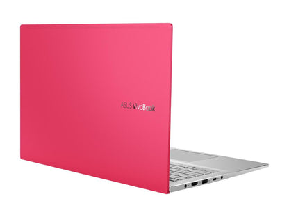 ASUS VivoBook S15 S533 Thin and Light Laptop, 15.6" FHD, Intel Core i5-10210U CPU, 8 GB DDR4 RAM, 512 GB PCIe SSD, Windows 10 Home, S533FA-DS51-RD, Resolute Red