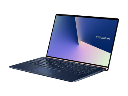 ASUS ZenBook 13 Ultra-Slim Durable Laptop 13.3" FHD WideView, Intel Core i7-10510U, 16 GB RAM, 512 GB PCIe SSD, NumberPad, Windows 10 Pro - UX333FAC-XS77, Royal Blue