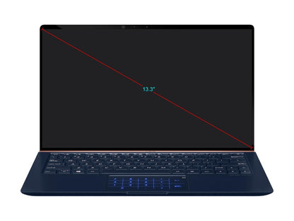 ASUS ZenBook 13 Ultra-Slim Durable Laptop 13.3" FHD WideView, Intel Core i7-10510U, 16 GB RAM, 512 GB PCIe SSD, NumberPad, Windows 10 Pro - UX333FAC-XS77, Royal Blue