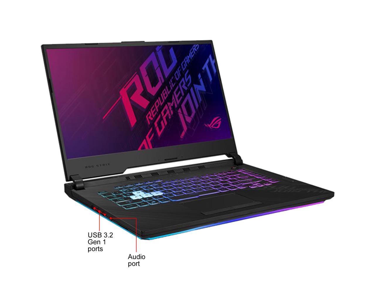 ASUS ROG Strix G512LI-DS71-CA 15.6" 144 Hz Intel Core i7 10th Gen 10750H (2.60 GHz) NVIDIA GeForce GTX 1650 Ti 16 GB Memory 1 TB PCIe SSD Windows 10 Home 64-bit Gaming Laptop