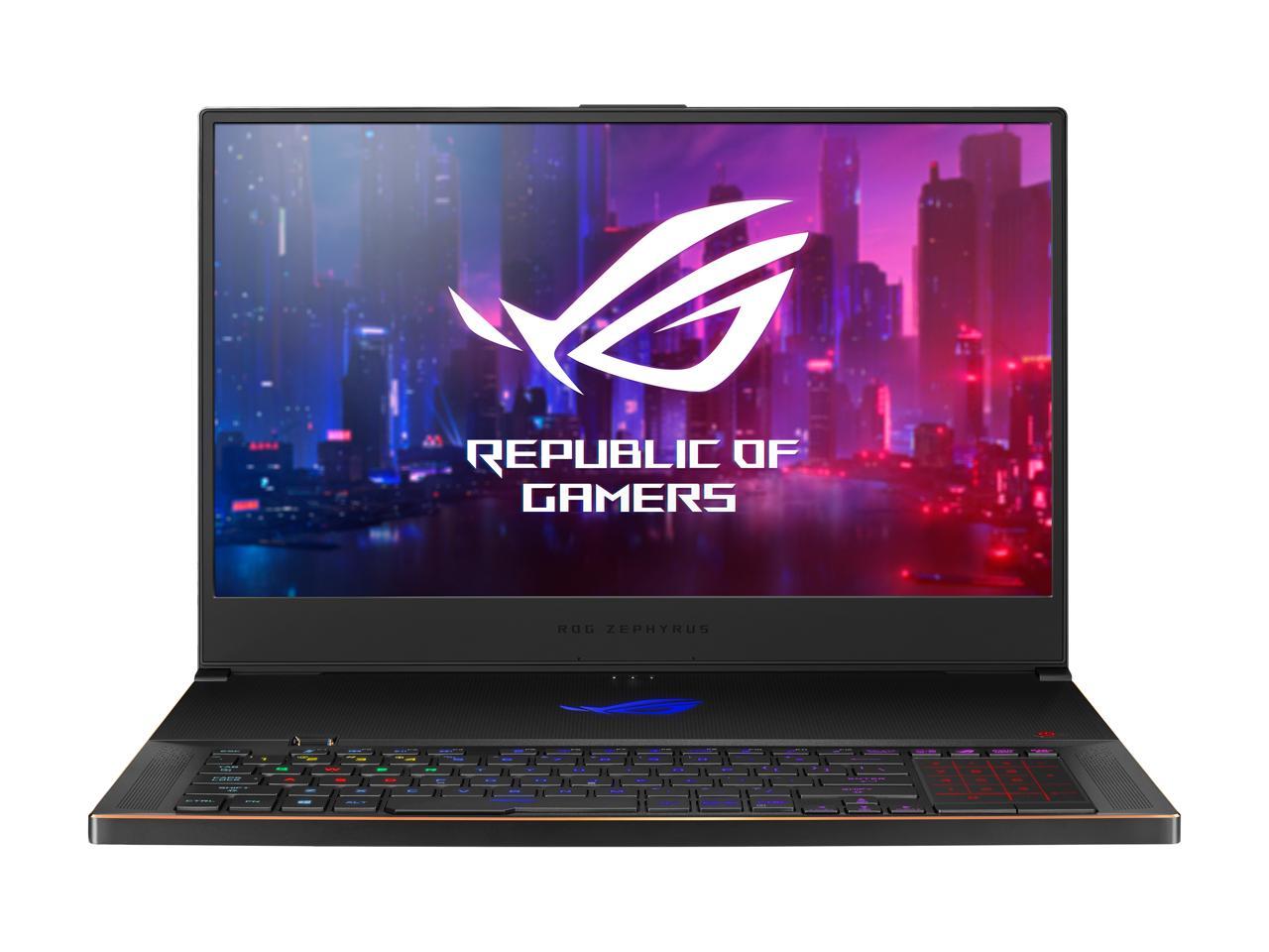 ASUS ROG Zephyrus S17 - 17.3" 300 Hz - GeForce RTX 2070 SUPER - Intel Core i7-10750H - 16 GB DDR4 - 1 TB PCIe SSD - Per-Key RGB - Win10 Pro - Gaming Laptop (GX701LWS-XS76)