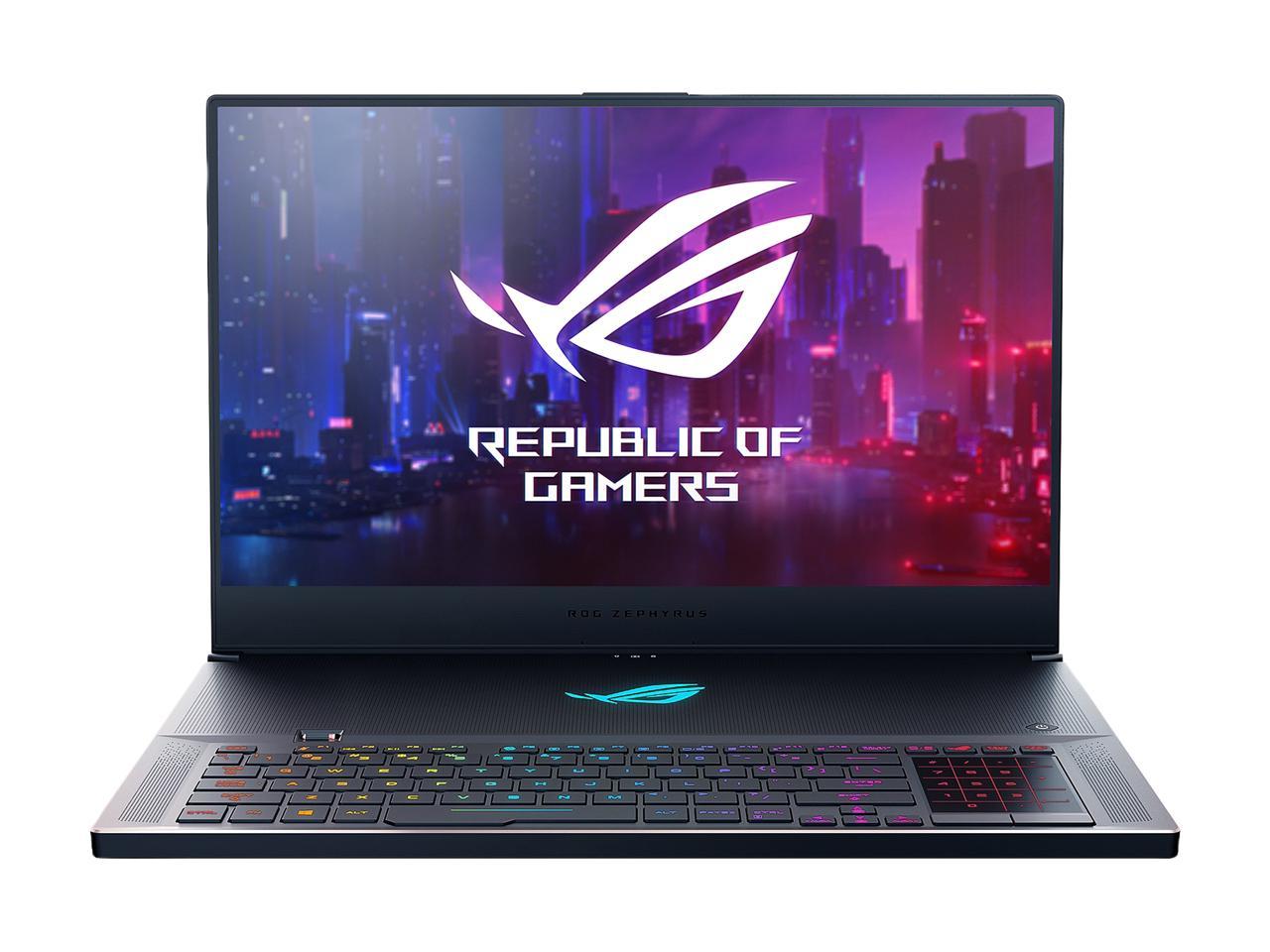 ASUS ROG Zephyrus S17 - 17.3" 300 Hz - GeForce RTX 2070 SUPER - Intel Core i7-10750H - 16 GB DDR4 - 1 TB PCIe SSD - Per-Key RGB - Win10 Pro - Gaming Laptop (GX701LWS-XS76)