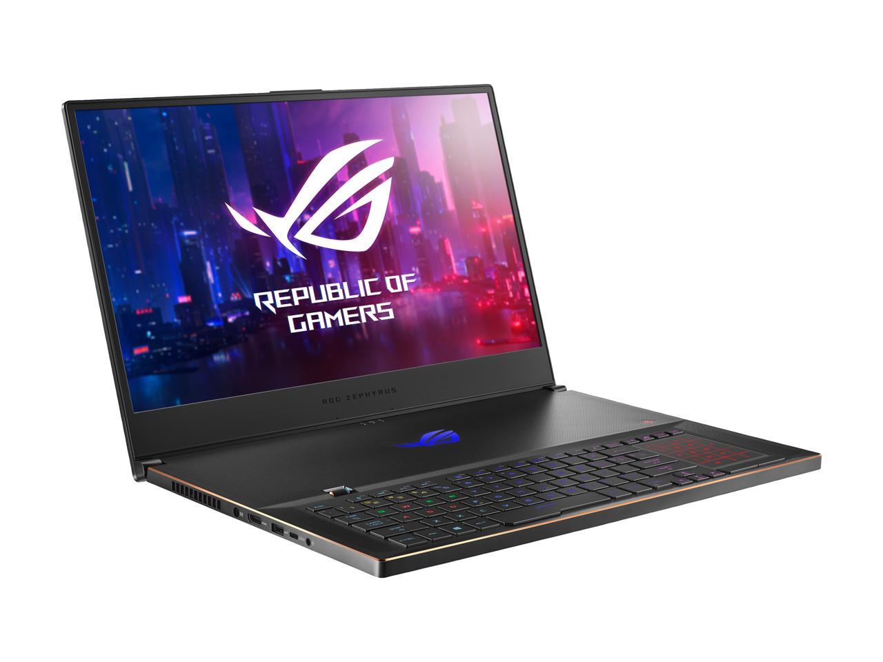 ASUS ROG Zephyrus S17 - 17.3" 300 Hz - GeForce RTX 2070 SUPER - Intel Core i7-10750H - 16 GB DDR4 - 1 TB PCIe SSD - Per-Key RGB - Win10 Pro - Gaming Laptop (GX701LWS-XS76)