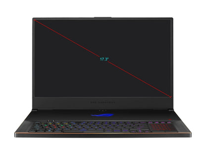 ASUS ROG Zephyrus S17 - 17.3" 300 Hz - GeForce RTX 2070 SUPER - Intel Core i7-10750H - 16 GB DDR4 - 1 TB PCIe SSD - Per-Key RGB - Win10 Pro - Gaming Laptop (GX701LWS-XS76)