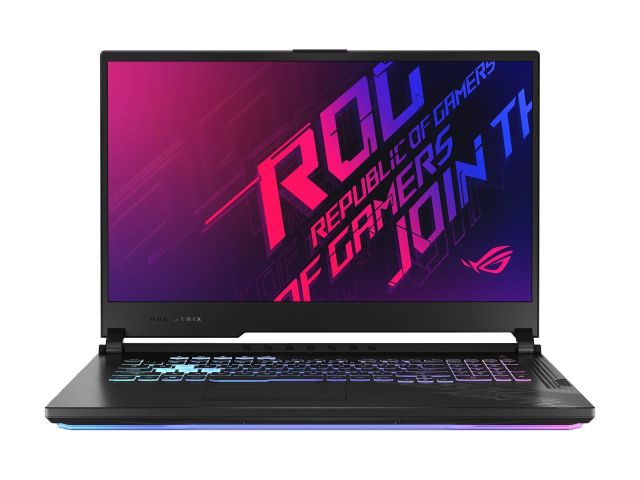 ASUS ROG Strix G17 (2020) - 17.3" 144 Hz - GeForce RTX 2070 - Intel Core i7-10750H - 16 GB DDR4 - 512 GB SSD - RGB KB - Windows 10 - Gaming Laptop (G712LW-ES74)