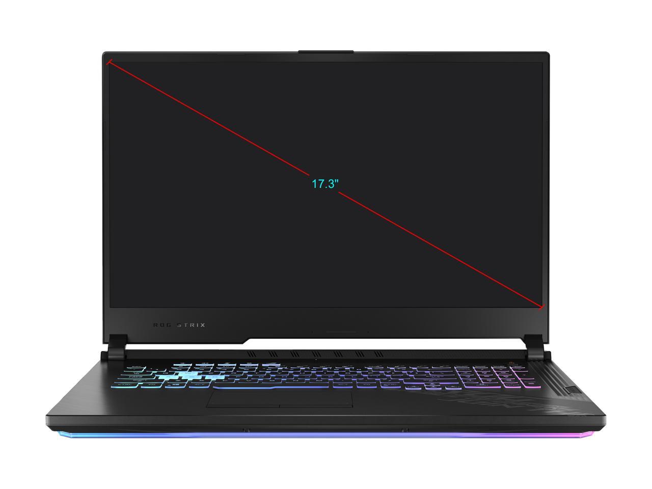ASUS ROG Strix G17 (2020) - 17.3" 144 Hz - GeForce RTX 2070 - Intel Core i7-10750H - 16 GB DDR4 - 512 GB SSD - RGB KB - Windows 10 - Gaming Laptop (G712LW-ES74)