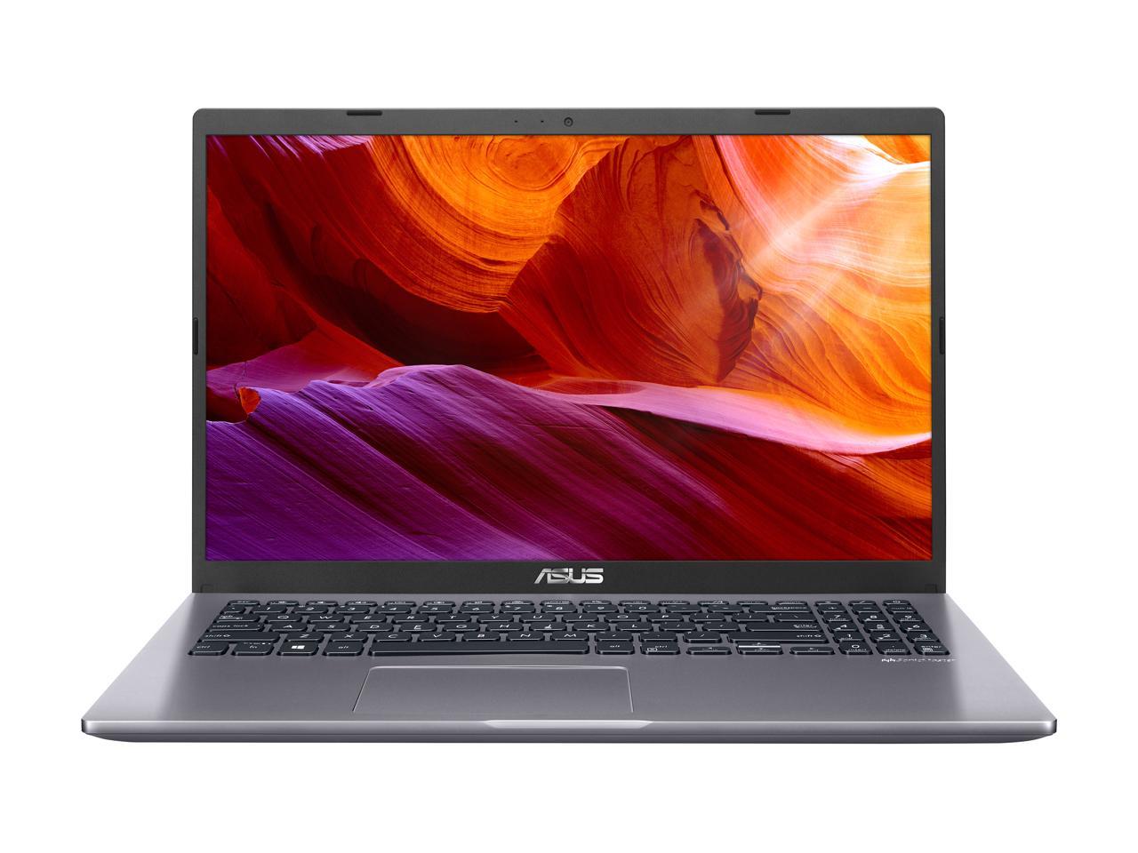 ASUS Laptop X509, 15.6" FHD NanoEdge Display, Intel Core i5-1035G1 CPU, 8 GB DDR4 RAM, 256 GB PCIe SSD, Windows 10 Home, Slate Gray, X509JA-DB51