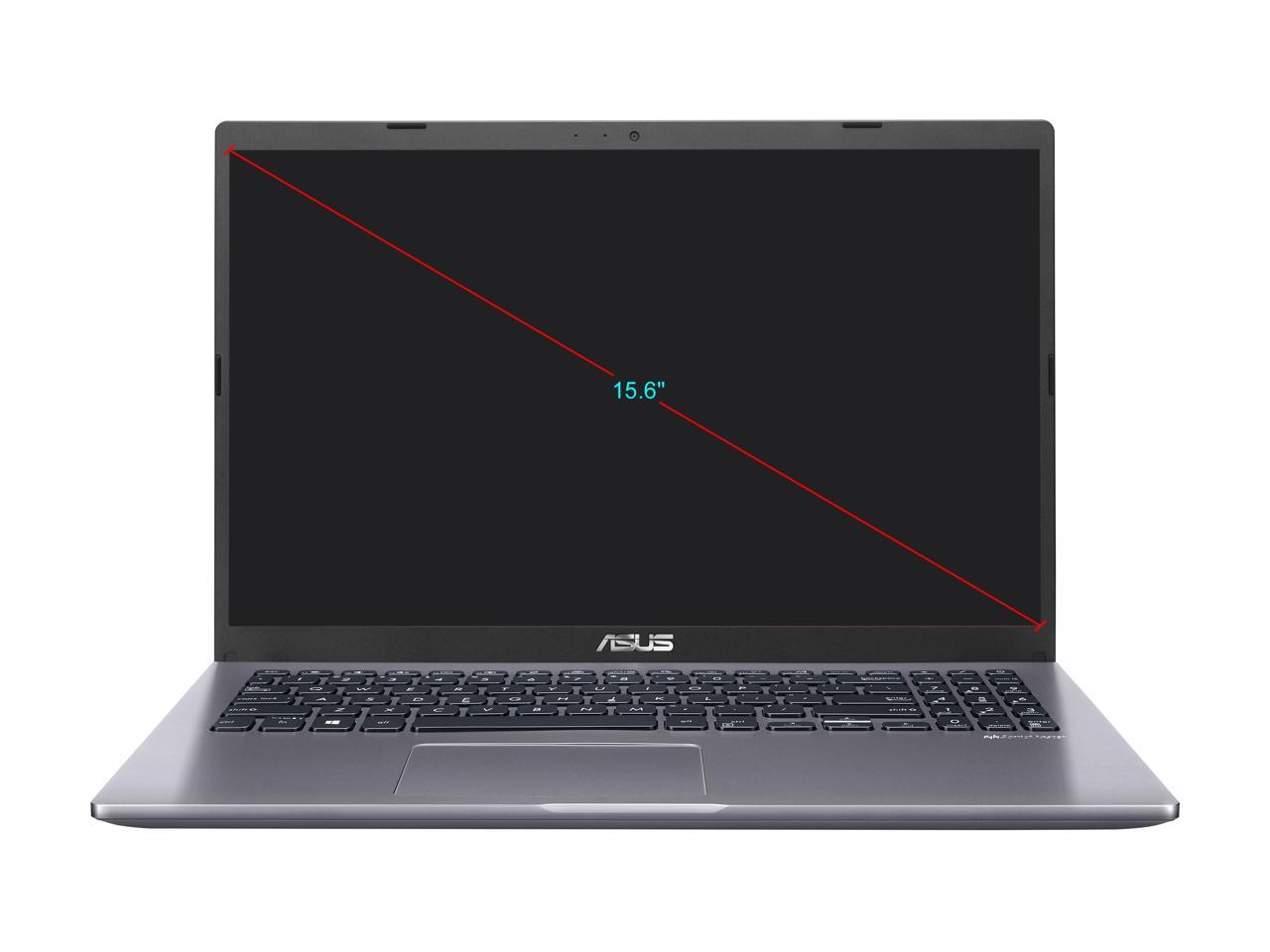 ASUS Laptop X509, 15.6" FHD NanoEdge Display, Intel Core i5-1035G1 CPU, 8 GB DDR4 RAM, 256 GB PCIe SSD, Windows 10 Home, Slate Gray, X509JA-DB51