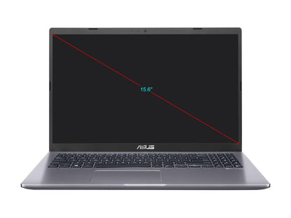 ASUS Laptop X509, 15.6" FHD NanoEdge Display, Intel Core i5-1035G1 CPU, 8 GB DDR4 RAM, 256 GB PCIe SSD, Windows 10 Home, Slate Gray, X509JA-DB51