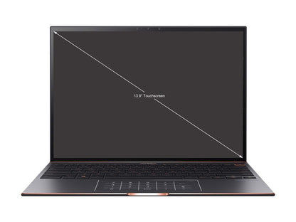 ASUS ZenBook S Ultra Slim Laptop, 13.9" 3300x2200 3:2 500nits Touch Display, Intel Evo Platform Core i7-1165G7 CPU, 16GB RAM, 1TB SSD, Thunderbolt 4, TPM, Windows 10 Pro, Jade Black, UX393EA-XB77T