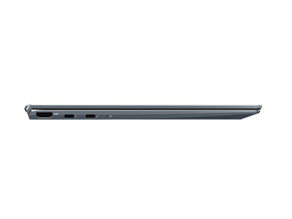 ASUS ZenBook 14 Ultra-Slim Laptop 14" Full HD NanoEdge Bezel Display, Intel Core i7-1165G7, 8 GB RAM, 512 GB PCIe SSD, NumberPad, Thunderbolt 4, Windows 10 Home, Pine Grey, UX425EA-EH71