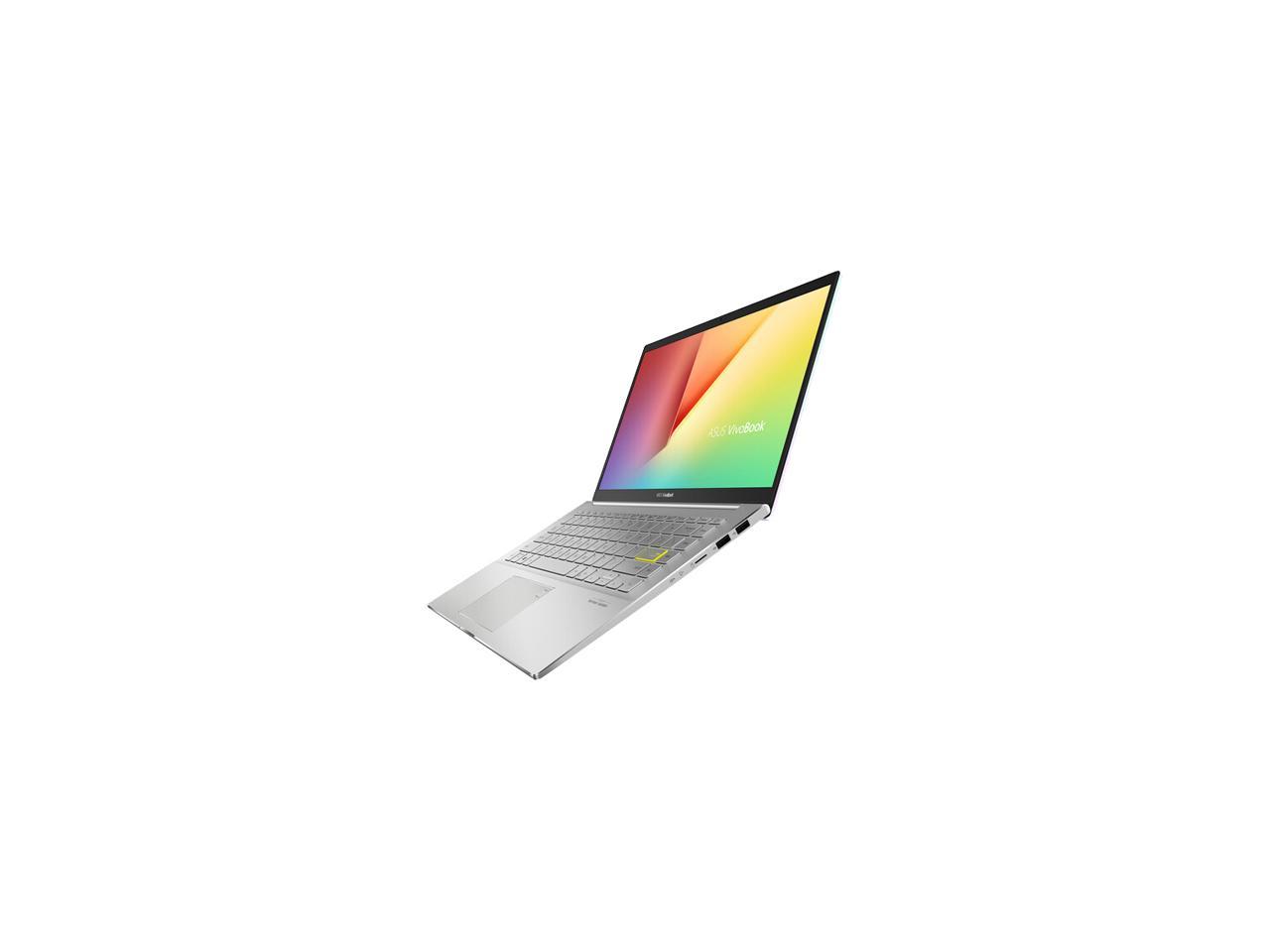 ASUS VivoBook S14 S433 Thin and Light Laptop, 14" FHD Display, Intel Core i5-1135G7 CPU, 8 GB DDR4 RAM, 512 GB PCIe SSD, Thunderbolt 3, Wi-Fi 6, Windows 10 Home, Dreamy White, S433EA-DH51-WH